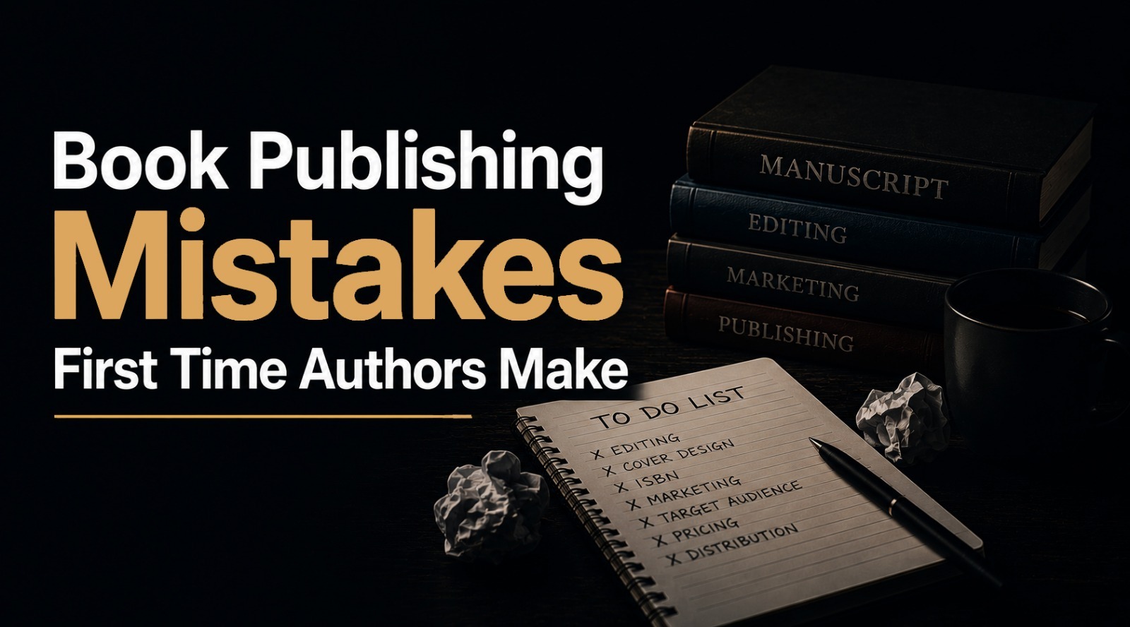 Book Publishing Mistakes First Time Authors Make