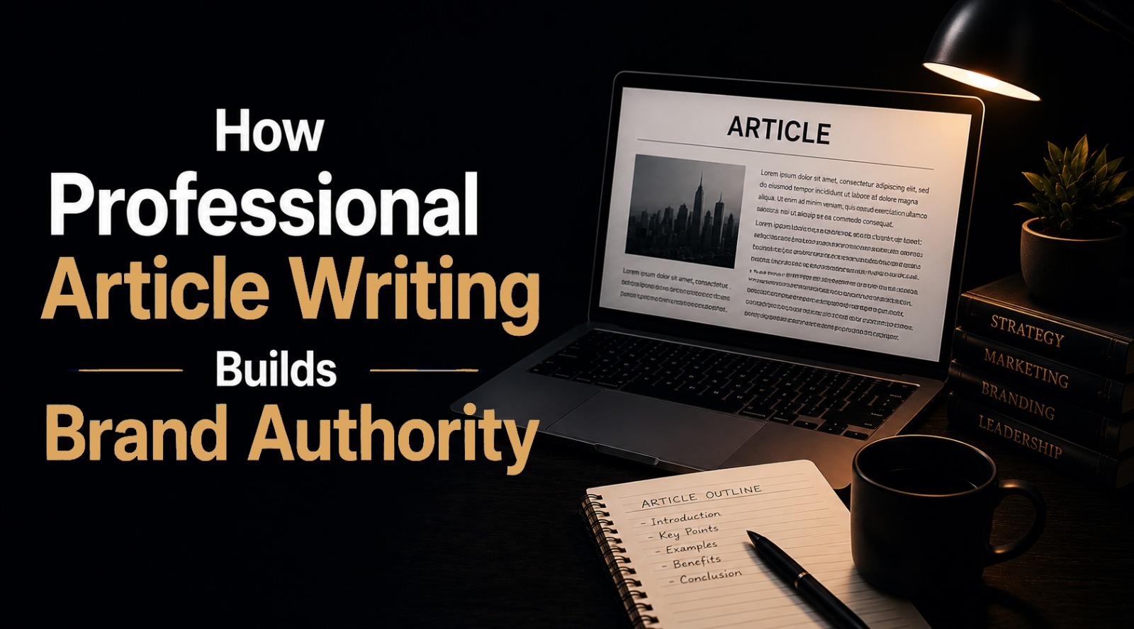 How Professional Article Writing Builds Brand Authority